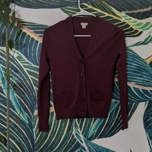 J Crew Cute as a Button Cardigan